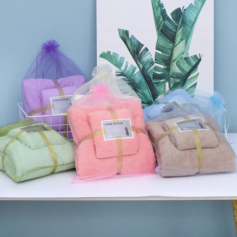 🛁 Pack de 2 Serviettes Ultra Douces 🌸