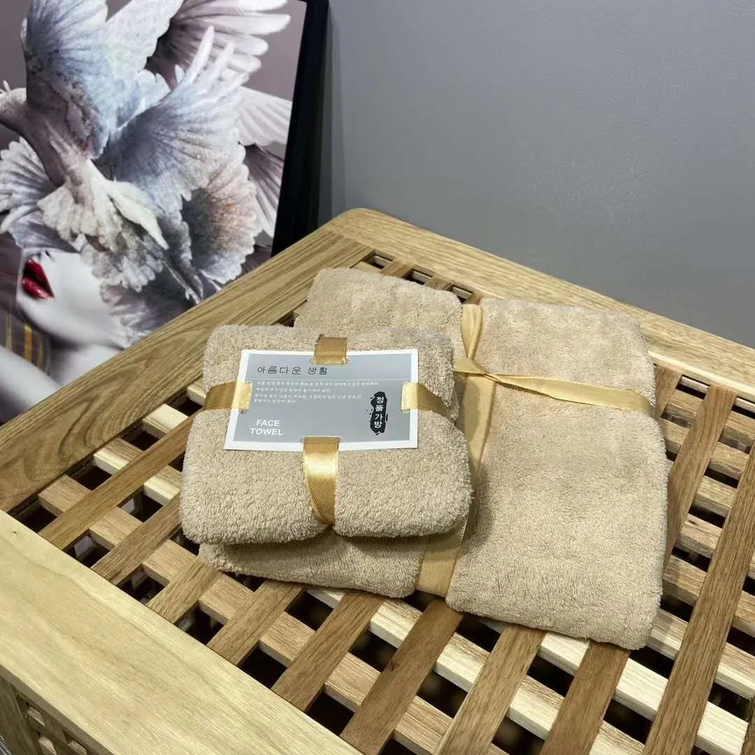 🛁 Pack de 2 Serviettes Ultra Douces 🌸