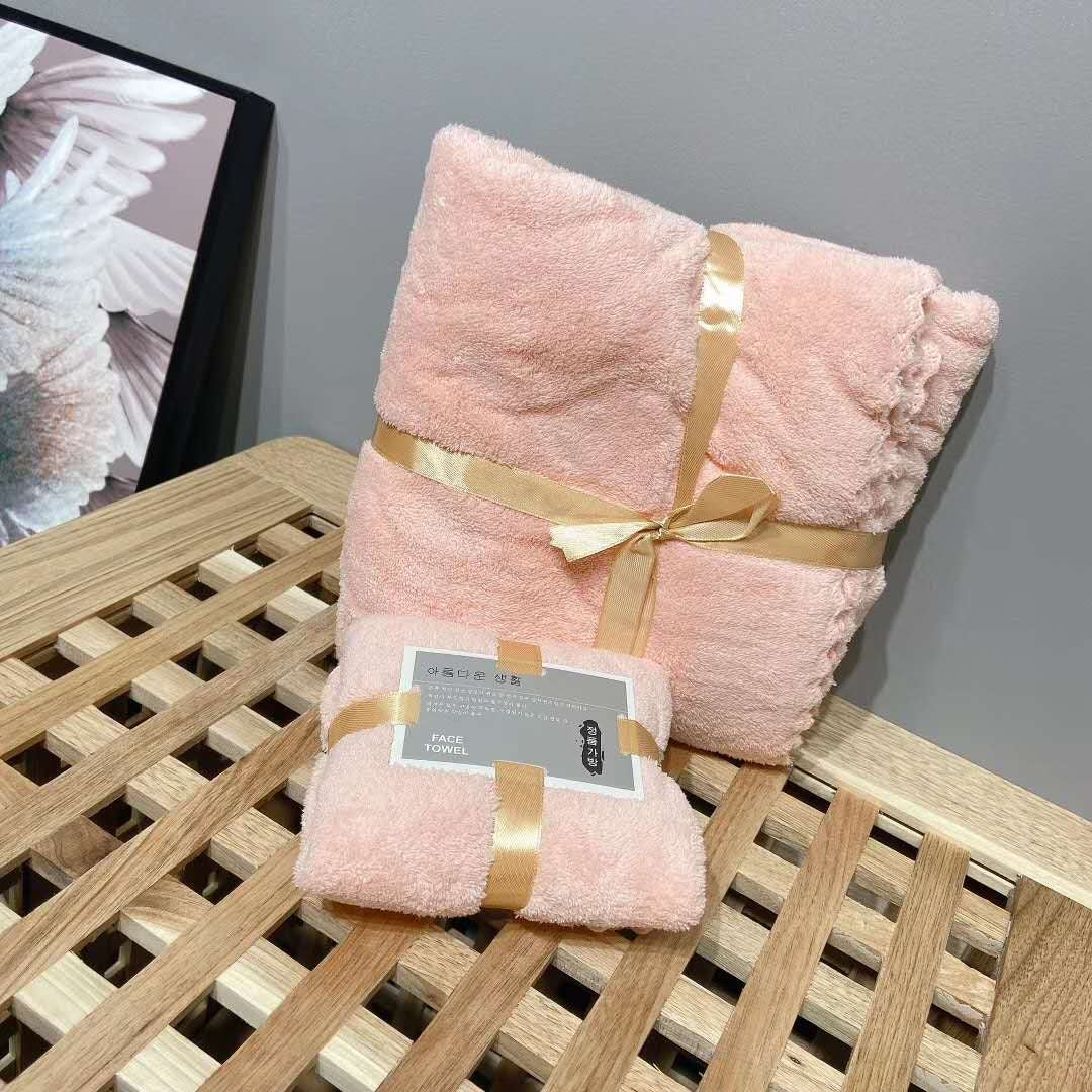 🛁 Pack de 2 Serviettes Ultra Douces 🌸