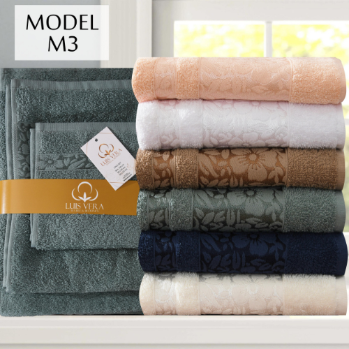 🛁 Serviettes 3 ps 100 % coton